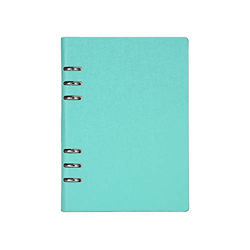 Carnet à feuilles mobiles en cuir PU avec reliure rechargeable