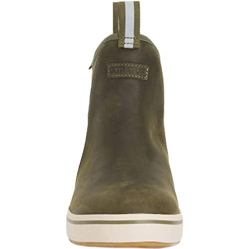 Xtratuf Men's 6 In Leather Ankle Deck Boot Olive 103