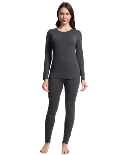 Merino Wool Base Layer Womens Thermal Underwear Set