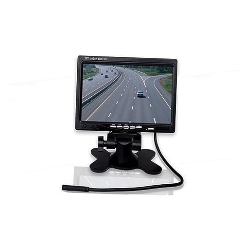 Ciieeo Car Headrest Monitor with Video Input Tft LCD Display Ir Remote Control Auto Start for Rearview Camera Easy Installation for Vehicles