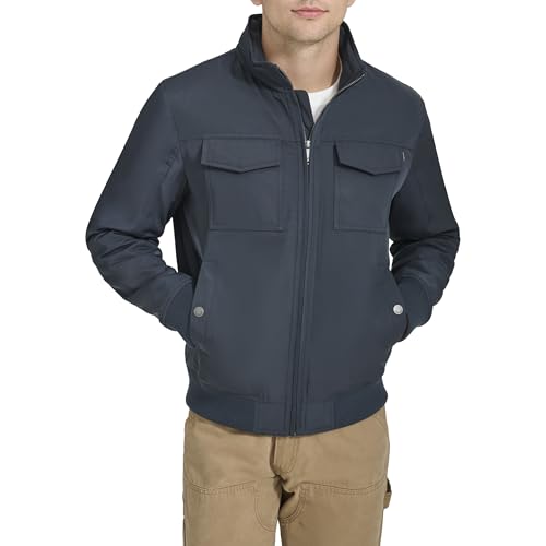 Image of DOCKERS Men's Quilted Lined Flight Bomber Jacket