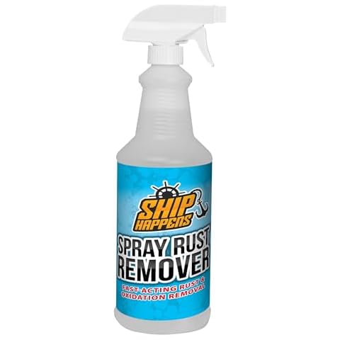Mainstream Marine Ship Happens Rust Stain Remover for Boats, Multi-Surface Spray for Metal, Stainless Steel, Aluminum, and Aluminum Alloys, Fast-Acting, Gentle and Effective Cover