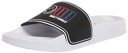 PUMA Leadcat 2.0 SmileyWorld (Little Kid) Puma White/Puma Black/High-Risk Red/Royal Blue 1 Little Kid M