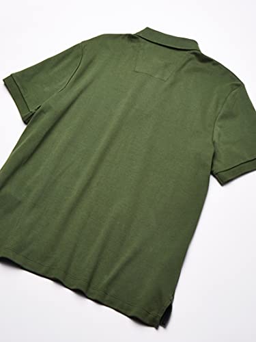 Image of Nautica Men's Classic Fit Short Sleeve Dual Tipped Collar Polo Shirt