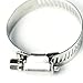 Heavy Duty Stainless Steel 304 Adjustable Hose Clamp Clips - 2 Pack for Home and Industrial Use(21-44mm)