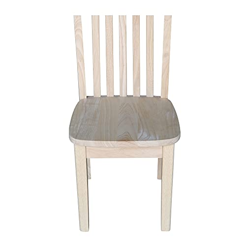 International Concepts Pair Of Mission Juvenile Chairs, Unfinished #TOP7