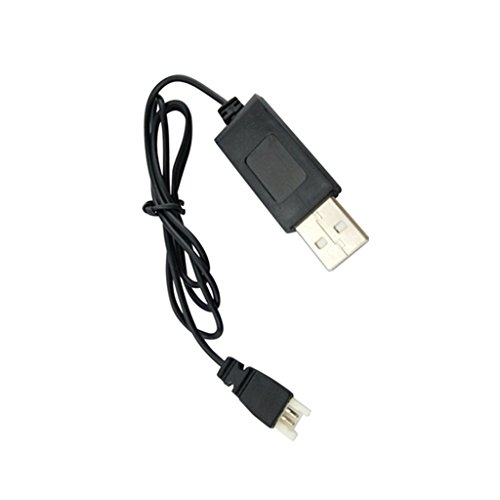 Tiuimk Cable USB de carga para Syma Hubsan RC Drone Quadcopter Helicóptero Cargador