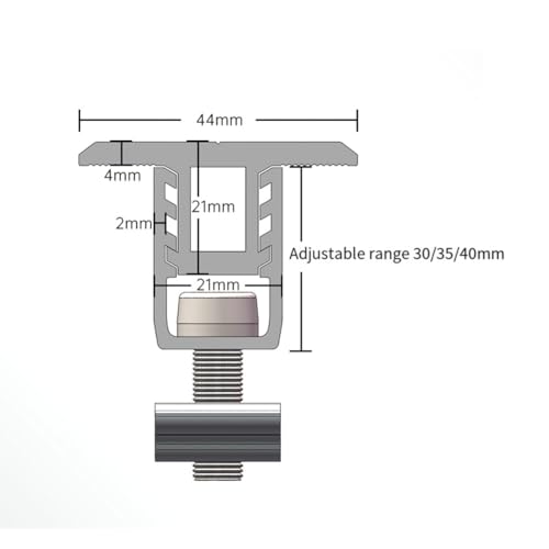Pince de fixation pour panneau solaire réglable 30 à 45 mm | Idéal pour autoconsommation - x10 - 8