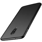 ORNARTO OnePlus 6T Case, 1+6T Thin Shell Premium Hard Plastic Matte Finish Non Slip Full Protective Anti-Scratch Cover Cases for OnePlus 6T(2018) 6.41'Smooth Black