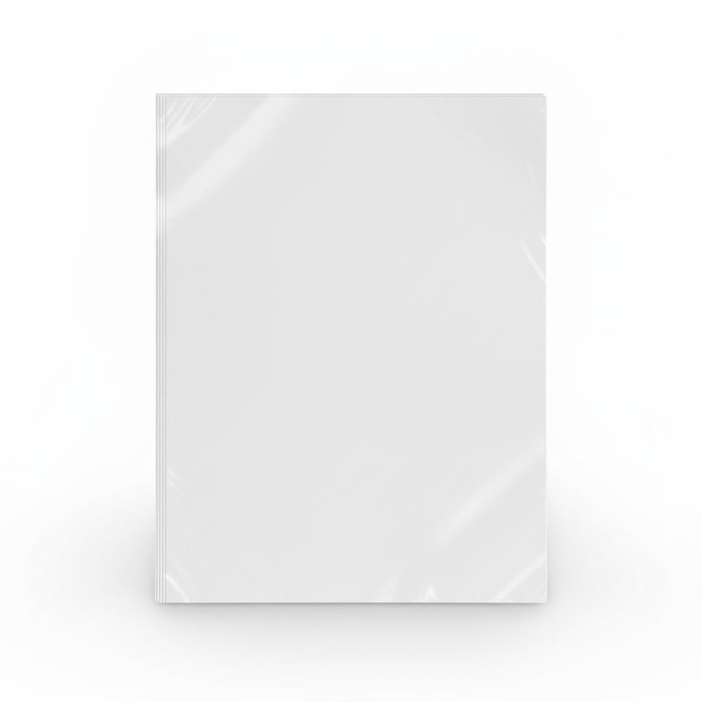 Etichette Adesive A4 50 Fogli Carta Adesiva per Stampanti Getto d'Inchiostro Laser Fotocopiatrici 297x210 mm Lucida