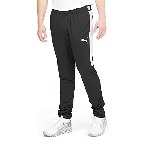 PUMA Men's Speed Pant (Black/White, Large)