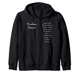 Yeshua (Jesús) Salva a Juan 10:9 Yo soy la puerta Escritura de la Biblia Sudadera con Capucha