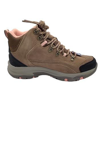 Skechers Women's Trego - Alpine Trail Hiking Shoes, Brown/Tan, 7.5 Wide