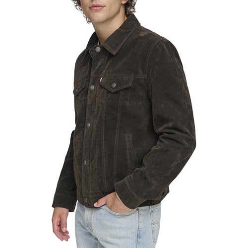 Image of Levi's Men's Faux Leather Classic Trucker Jacket