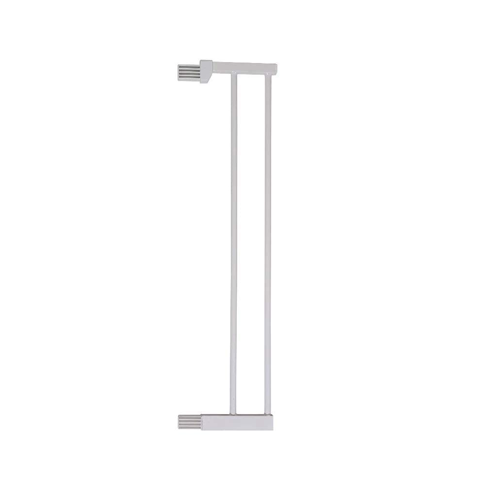 Photo 1 of ALLAIBB 5.51in Baby Gate Extension Walk Through Auto Close Tension White Metal Child Pet Safety Gates with Pressure Mount for Stairs,Doorways and Kitchen (White, 5.51"/14cm) White 5.51"/14cm