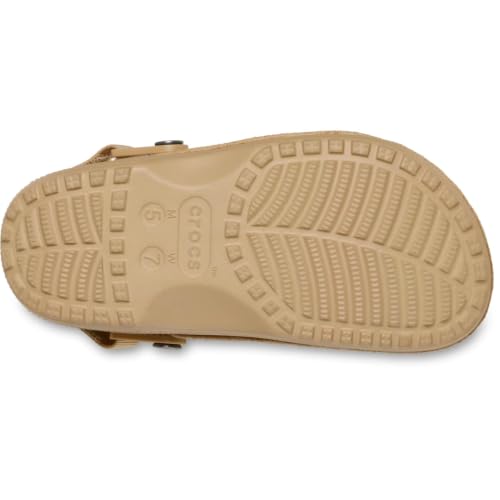Image of Crocs Unisex-Adult Classic Crafted Canvas & Suede Clogs