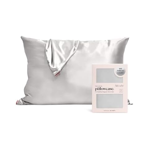 Kitsch Satin Pillowcase for Hair and Skin Cover