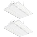 HYPERLITE High Bay LED Shop Light: 150W Linear LED Shop Light, 120-277V, 1-10V Dim, 5000K LED Hanging Light Fixtures for Garage Warehouse Workshops Barn, 5 Years Warranty,2PACK