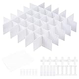 12PCS of Freely adjustable Drawer Divider,Drawer Storage Box, Can Help You Organize Dressing Table...