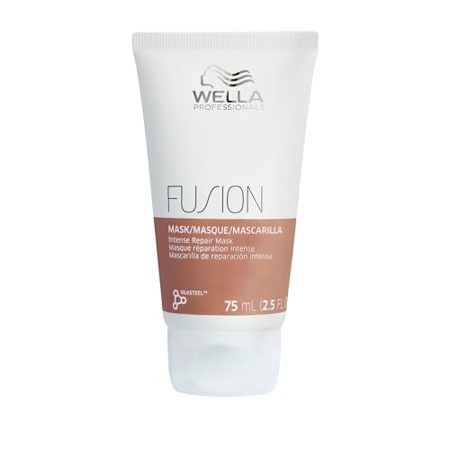 Wella Professionals Fusion Masque Cheveux Réparation Intense - Nourrit, Démêle, Prévient la Casse & Apporte Brillance - Cheveux Secs et Abîmés 75ml