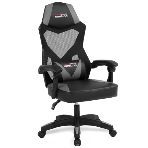 DIMENSIONI OTTIMALI: Seduta larga 46 cm con spessore di 10 cm, altezza regolabile da 47 a 55 cm, perfetta per ogni scrivania