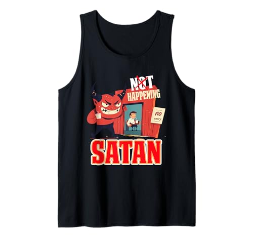 NOT HAPPENING SATAN Camiseta sin Mangas