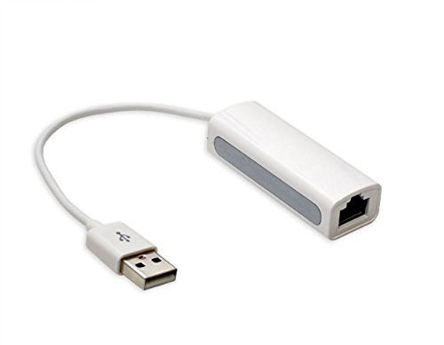 IO Crest USB 2.0/Ethernet RG-45 Bianco