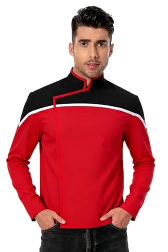 Adult Shirt Uniform Costume Long Sleeve Top Cosplay Coat Halloween Outfit