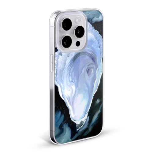 Funda de gel suave iPhone 14 Pro carcasa Paul Brent Oyster Negro criaturas marinas 2