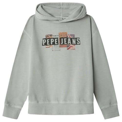 Maillot de survêtement Pepe Jeans Felder gris idéal pour le collège et le sport