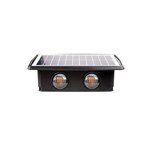Aplique solar LED exterior 2000mAh luz cálida decorativa para terraza