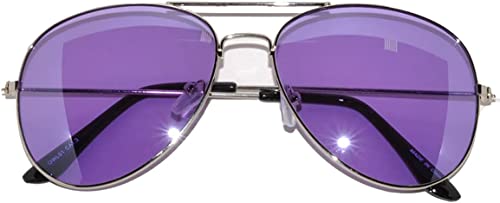 Purple Gradient Lens Silver Metal Frame Ladies2