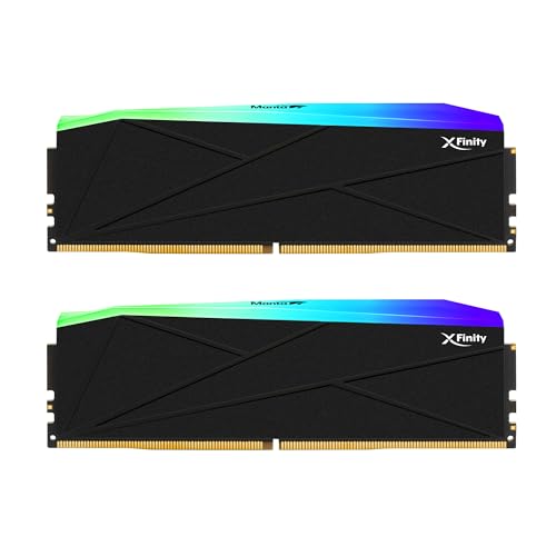 V-Color Manta XFinity RGB ダミーメモリーのみ2枚 V-Color Manta XFinity RGB DDR5 32GB (16GBx2) 8000MHz CL38 1,45V