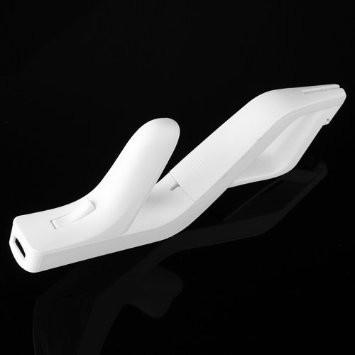 ETHAHE 2pcs Zapper Light Gun Pistol for Wii Remote Controller White