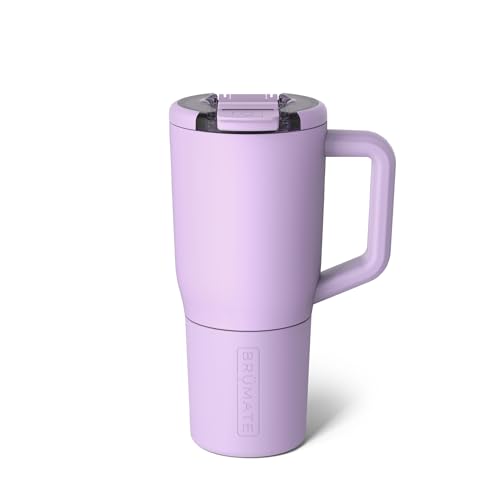 Image of BruMate Muv - 25oz 100% Leak Proof Insulated Coffee Mug with Handle & Lid - Stainless Steel Coffee Travel Mug - Double Walled Coffee Cup (Lavender)