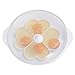 Easy Egg Cooker Oeuf Poché Maker Coquetier Anti Adhésif Micro Ondes Egg Cooker Cuiseur Vapeur œufs Pochés Oeuf dur Pocheuse Micro Ondes Machine à Omelette Micro Ondes Oeuf Plaques de Cuisson