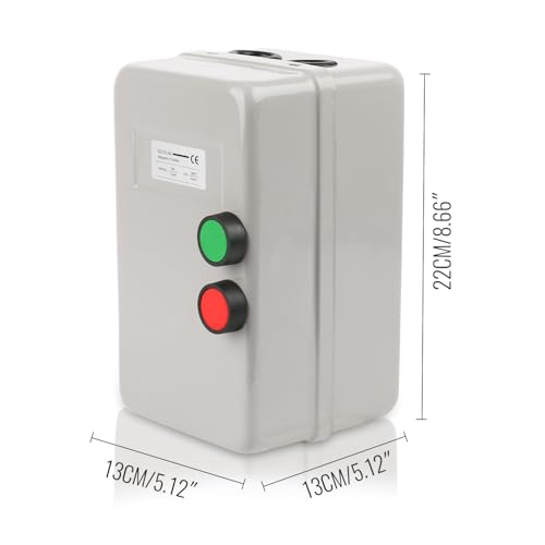Magnetic Electric Motor Starter - 380V 11KW 25-45AMP - 15 HP 3 Phase Magnetic Starter for Motors (Button Switch) by AKZYTUE - Image 2