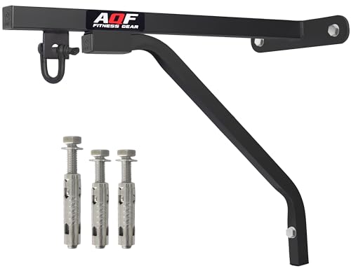 AQF Heavy Duty Punch Bag Wall Bracket Steel Mount Boxing Bag Stand MMA