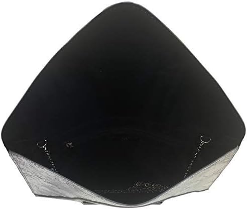 JNB Crushed Metallic Envelope Clutch - Image 3