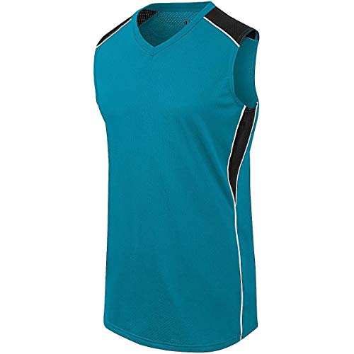 High Five Sportswear Women, Girl's 312162, Teal/Black/White, Large