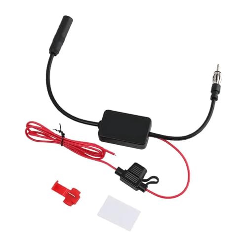 Antennes Audio et vidéo pour Auto Amplificateur de Signal FM Pratique, Anti-interférences, pour autoradio, amplificateur Universel pour Automobile Antenne Voiture