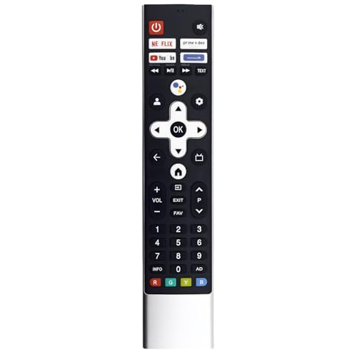 HS-7A05H-00 HS-7A02H-00 Voice Replacement Remote for Skyworth TV GSQ55G GSQ65G GSQ75G 55QD7020 GS43G GSQ50G Silver