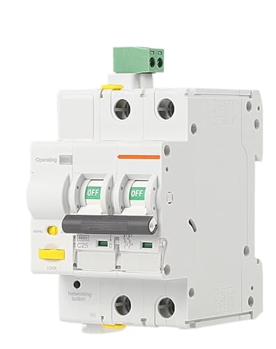 Disjoncteur Smart Life 2P évite les surcharges avec coupure 25A