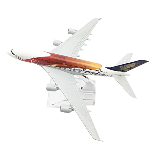2023 1/400スケール合金製シミュレーションA380シンガポール航空SG50カラーリング機模型ダイキャスト航空模型コレクションギフト用