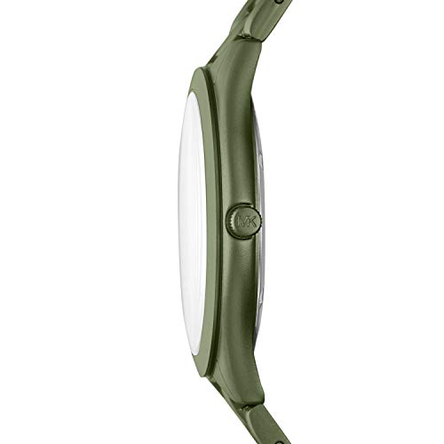 Image of Michael Kors Women's Quartz Watch with Metal Strap, Green, 20 (Model: MK4526)