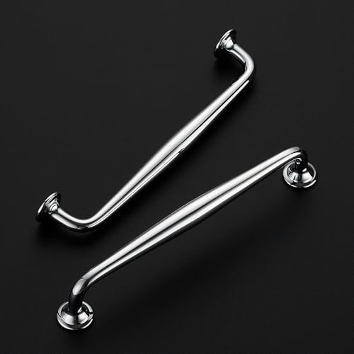 Image of Ravinte 5 Pack 6-1 /4 Inch Polished Chrome Kitchen Cabinet Handles Solid Zinc Alloy Cabinet Pulls Cupboard & Drawer Handles