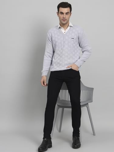 Image of eWools Men's Winterwear Woolen Striped Sweaters