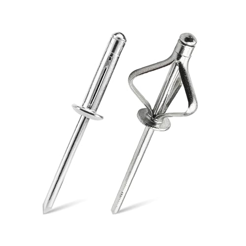 三つ折りリベットアルミリベット車のバンパーと内装またはエアコン換気パイプ(30Pcs,4.0x20x12mm)