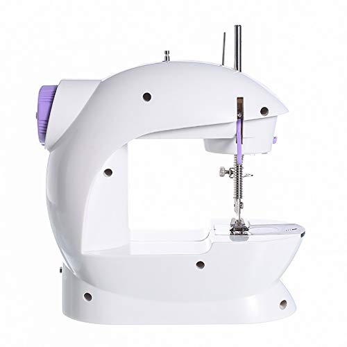 Machine à coudre pour débutants multifonction électrique et compacte blanche - 2