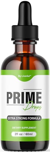 Prime Drops for Men - Official Prime Drops Liquid Premium All Natural - Maximum Strength, PrimeDrops Formula Advanced Support Vitamins for Overall Health & Wellness, 1 Bottles for 1 Month